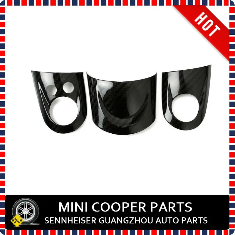 

Совершенно новый чехол на руль из углеродного волокна из АБС-пластика для mini Cooper R60 R55 R56 R57 R58 (3 шт./компл.)