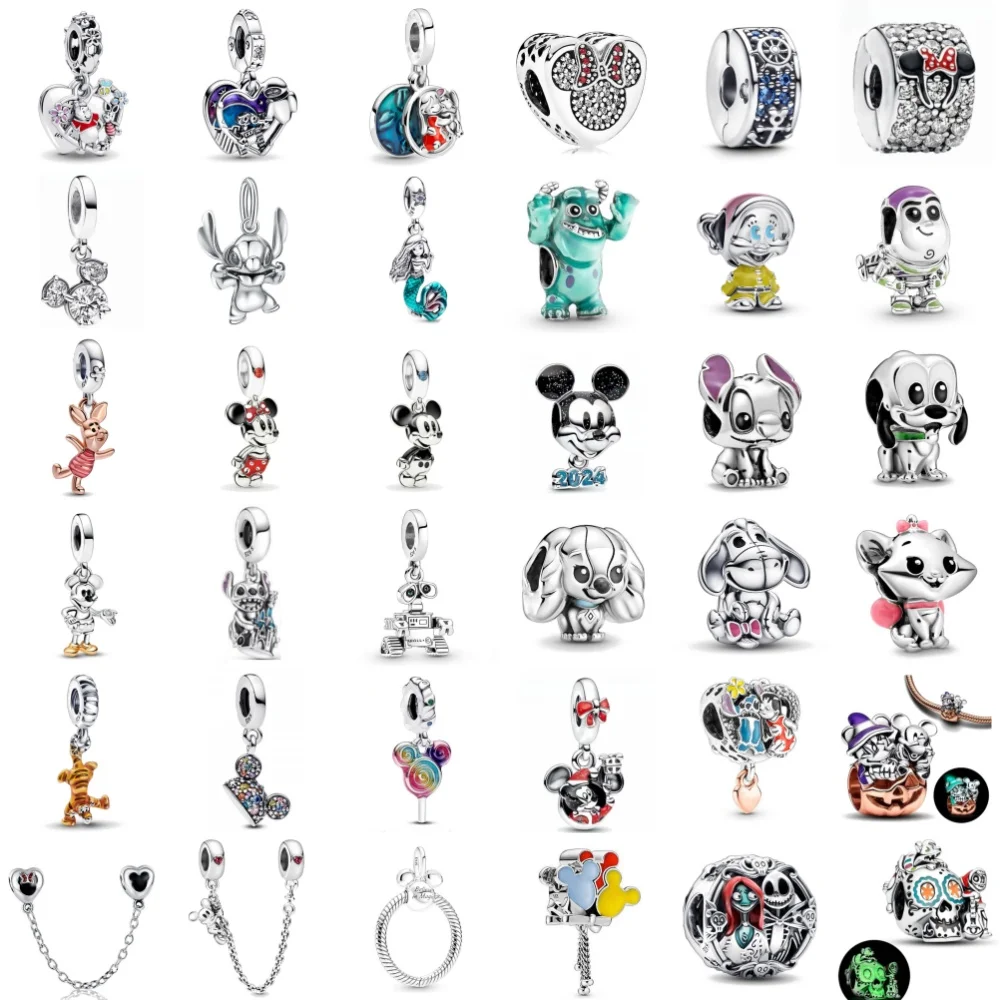 

Hot Selling 925 Silver Dog,Bear Bead Mouse Diy Beads Pendant Suitable for European Bracelet DIY Accessories ExquisiteJewelry