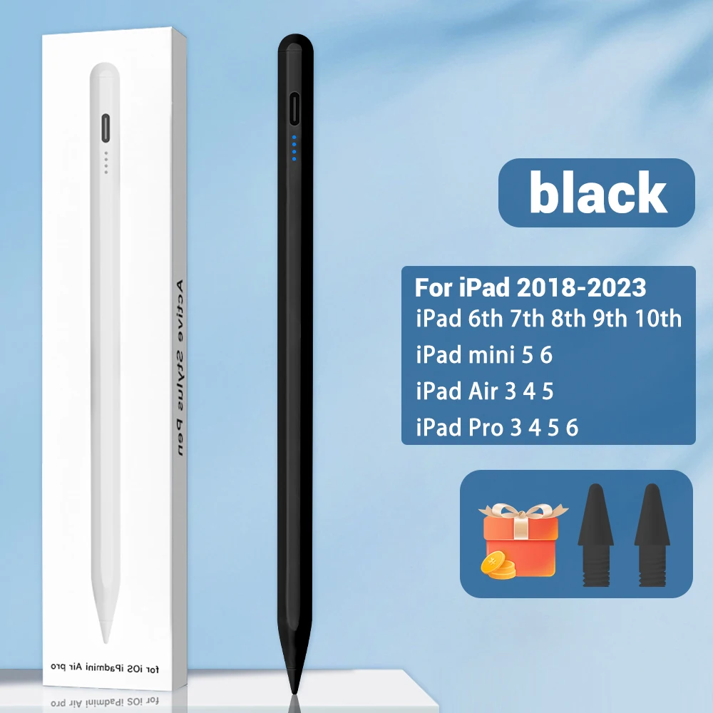 Voor iPad Potlood 2 1 Palm Afwijzing Power Display iPad Accessoires iPad 2022 2021 2020 2019 2018 Pro 11 12.9 Air Mini Stylus Pen