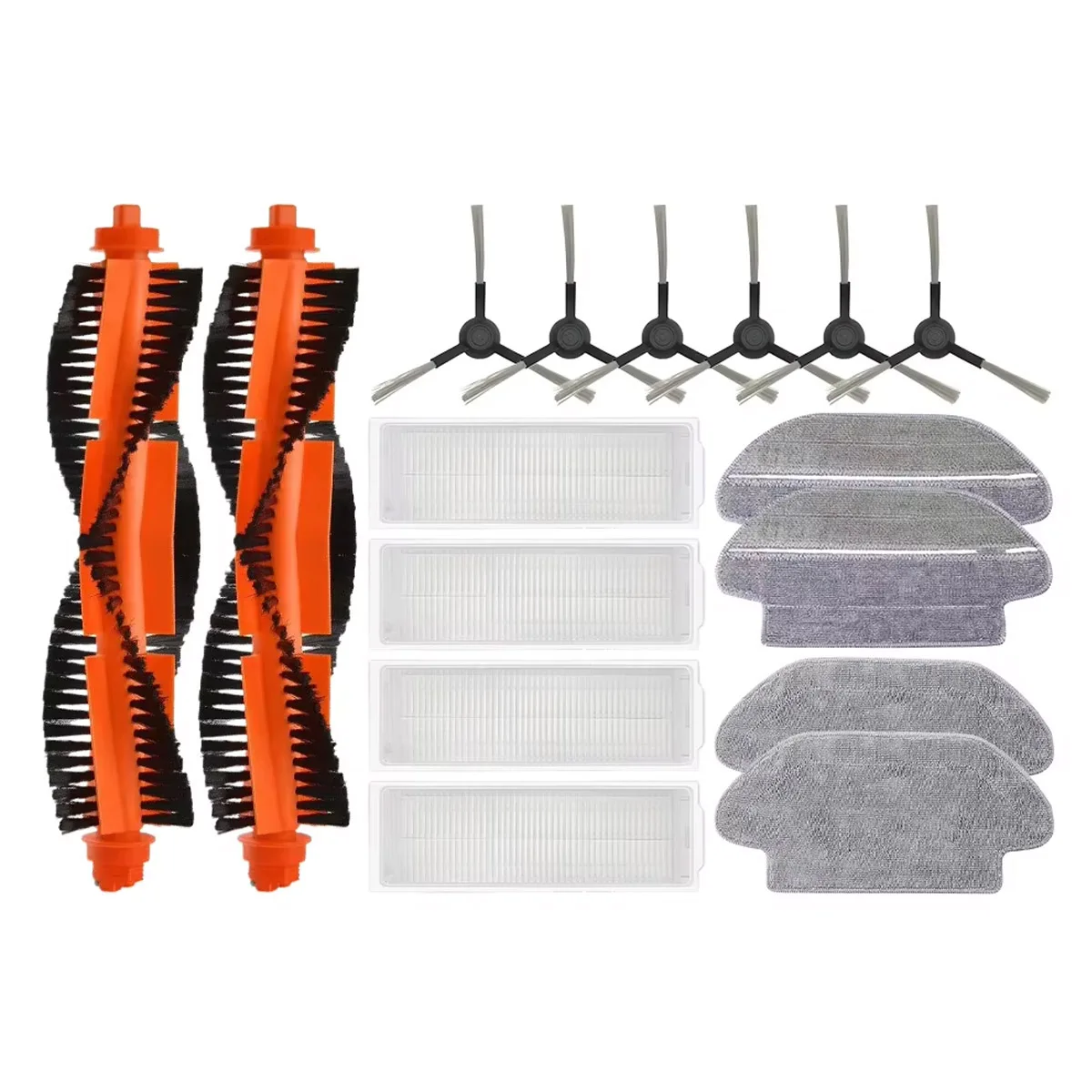 For Xiaomi Mi Robot Vacuum-Mop Pro STYTJ02YM Viomi V2 V3 SE Conga 3490 3690 accessories Main Side Brush Hepa Filter Mop Parts