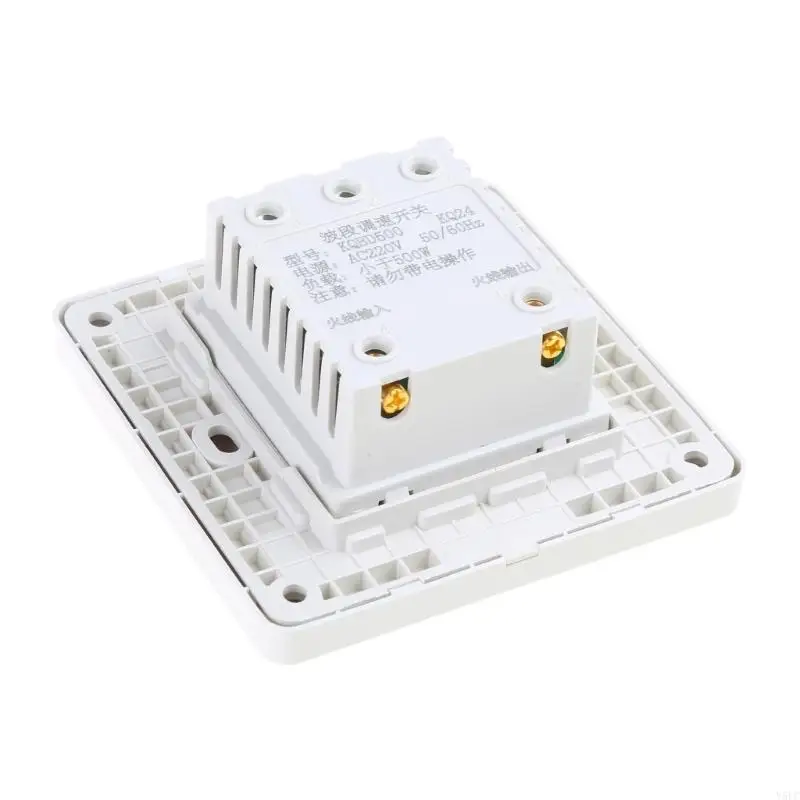 Speed Controller Modern Wall Panel  Switches 86 Type Speed Adjuster for Ceiling Fan Easily Speed Adjustment 5-gear Level