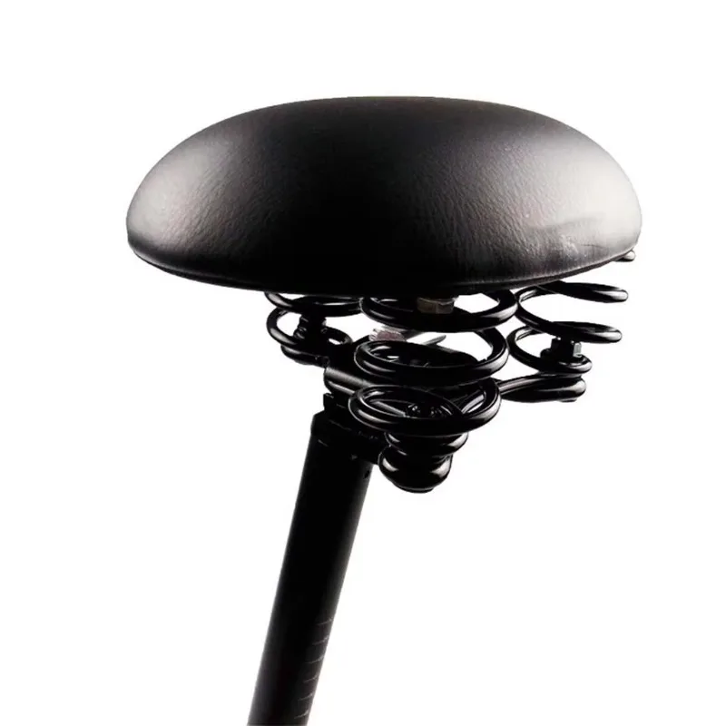 Comfortable Bike Seat Shock Absorber Pad Noseless Wide Cycling
