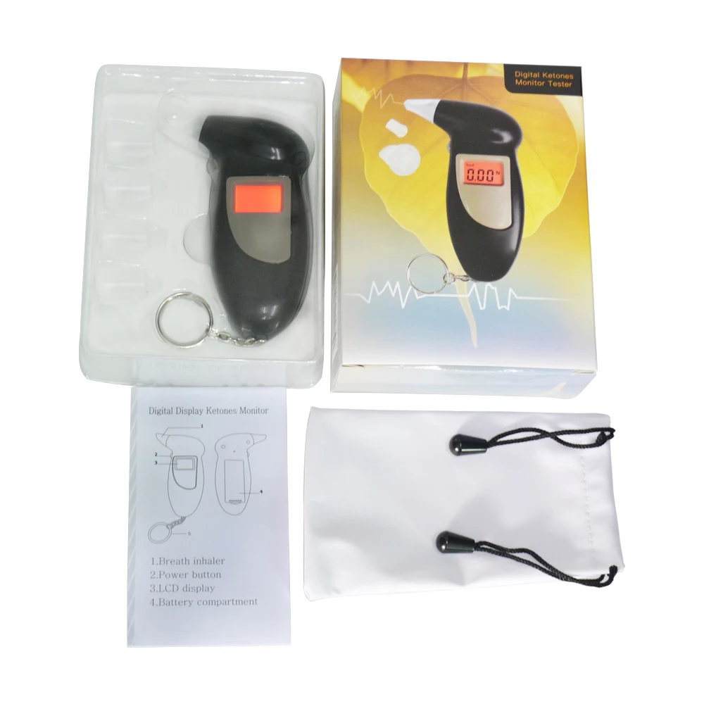 Fat Burn & Loss Weight Digital Acetone Meter Ketone Breath  Checker Detector Ketosis Tester Keto Meter