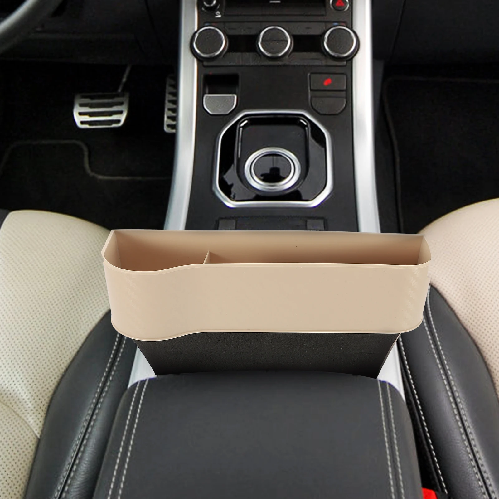 

2 pcs Multi-Functional Gap Storage Holder For Front Car Filler Organizer Plastic Seat Gap Organizer Seat Storage Box