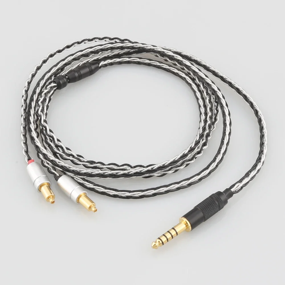 Audiocrast B819AG 7N OCC Silver Plated Cable 4.4mm Balanced Headphone Upgraded Cable for SRH1440 SRH1840 SRH1540 SHR535 846