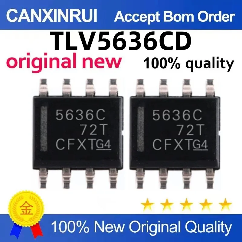 

（10 pieces）TLV5636CD 5636C 5636I SOP-8 D/A Converter