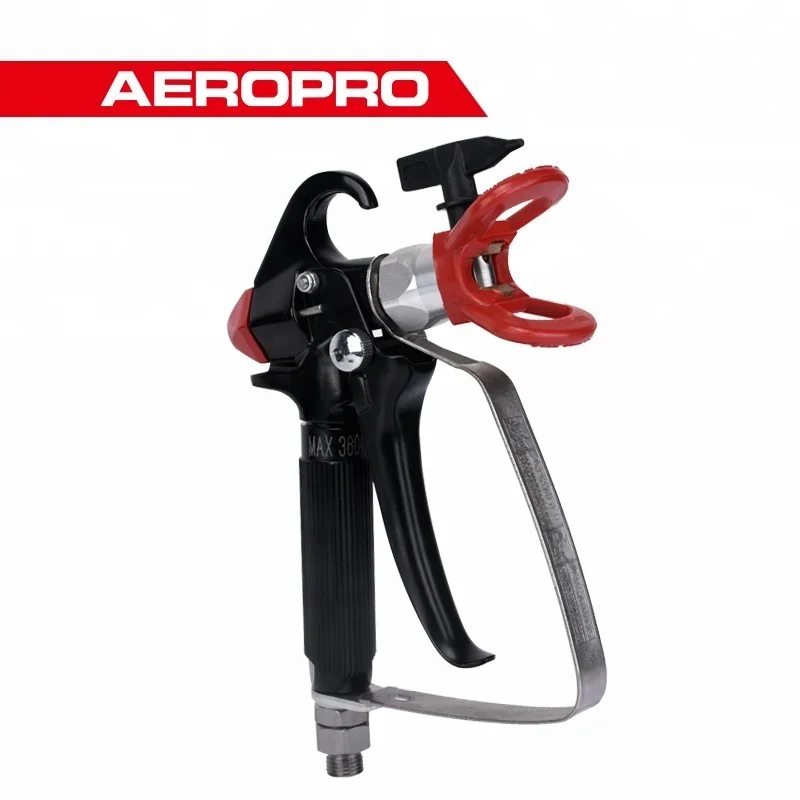 818C DIY Airless Spray Gun 3600 High Pressure with 517 Nozzle Tip and Tip Guard for Paint Spraying and Painting