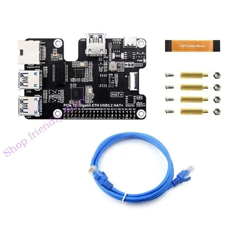 

594A PCIE TO USB 3,2 GEN1 CARD с помощью Adapter Ethernet для настольного компьютера