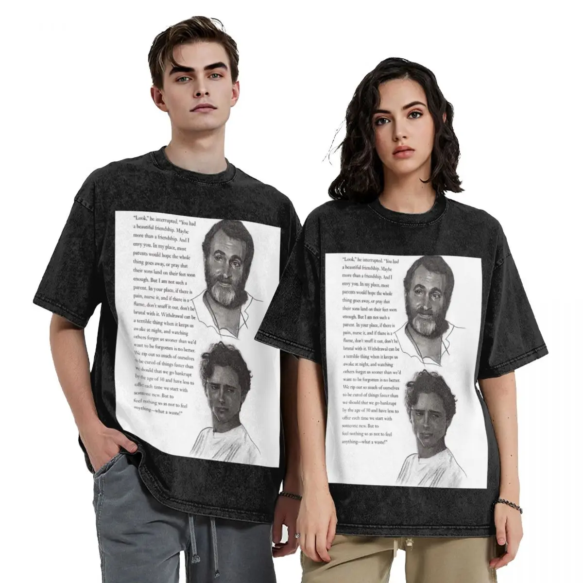 

To feel nothing so as not to feel anything - what a waste! T-Shirt anime t shirts affliction shirts sweat mens t shirt