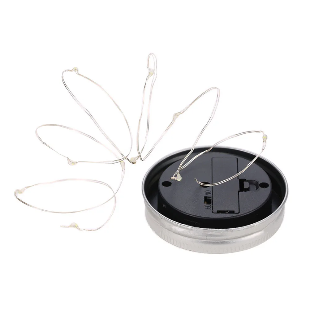 

Jar Lights Led Solar for outside Hanging Outdoor Garden Fairy Lids Powered Jars