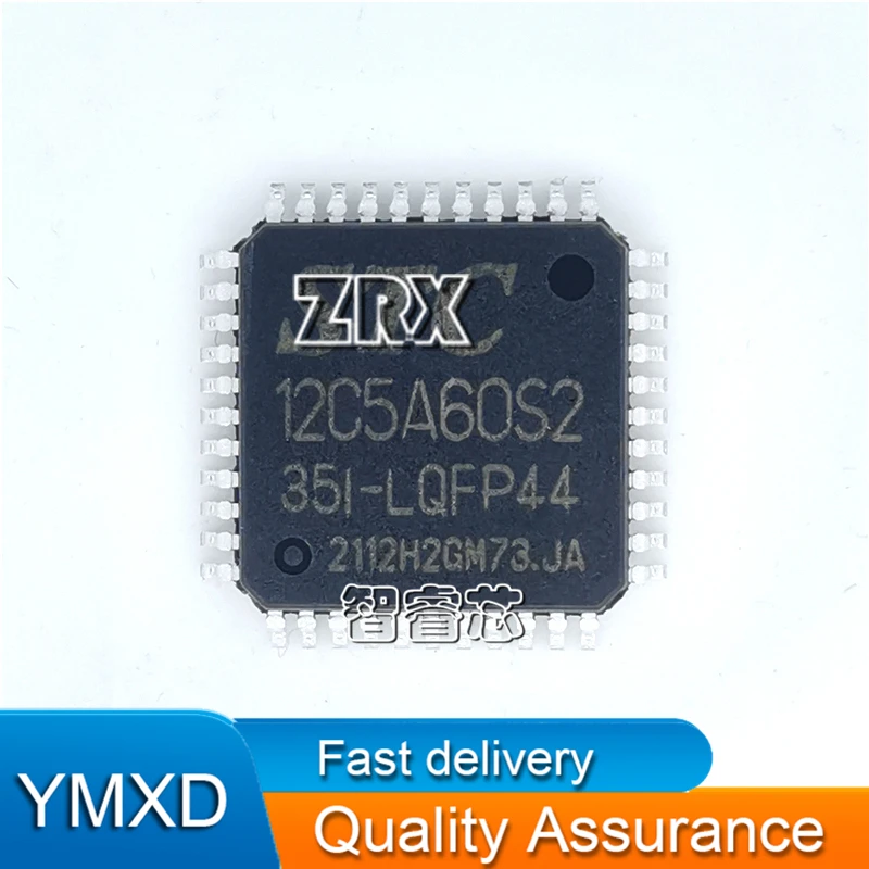 

2Pcs/Lot New Original STC12C5A60S2-35I-LQFP44G LQFP44 STC (Macro Crystal) MCU Fast delivery