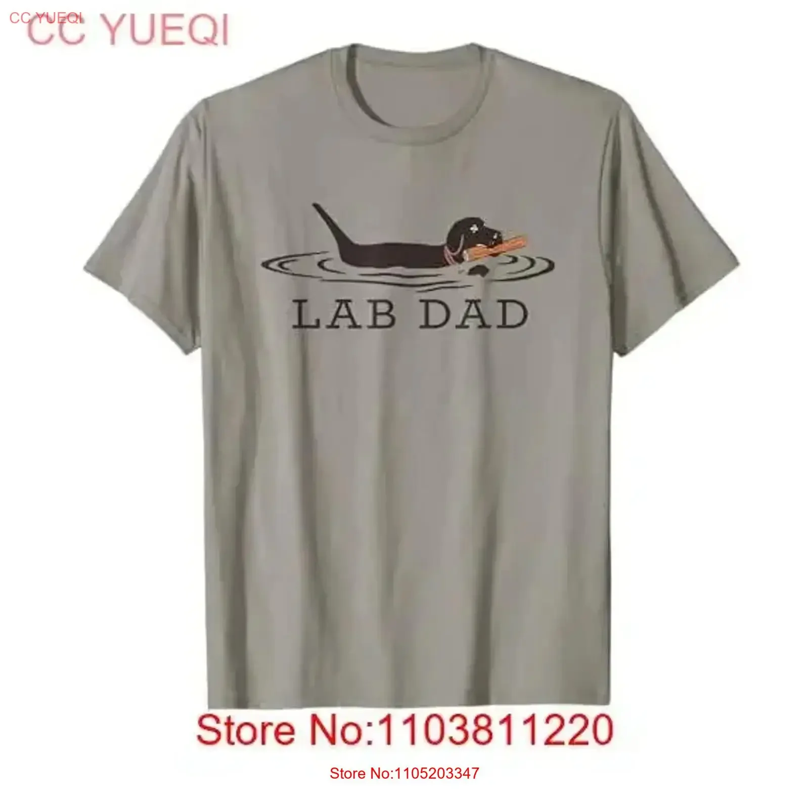 

Dad Labrador Retriever Dog Owner T Shirt vintage Washed Breathable Casual homme fashion Soft Stylish designer clothes vintage