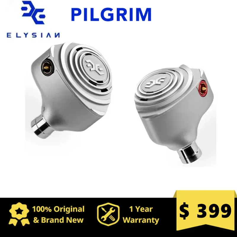 

Elysian Acoustic Labs Pilgrim 1 LSR DD+3 Sonion BA Hybrid In-Ear Monitors Earphones with Pentaconn Ear Hi-Fi Cable