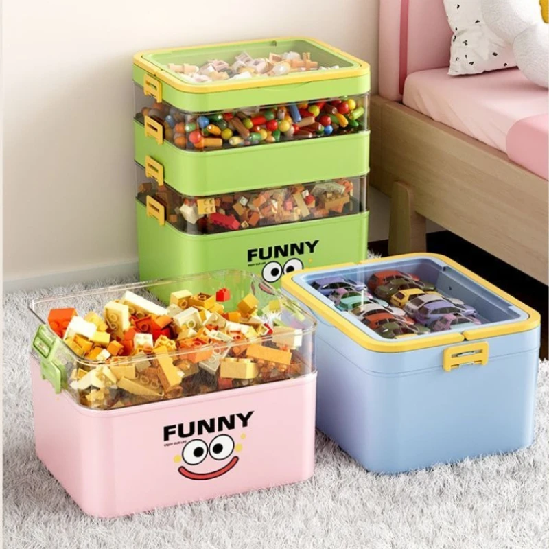 

Home-use Jewelry, Cosmetics and Toys Storage Box with Multi-level Organization for Easy Handling and Versatile Storage.