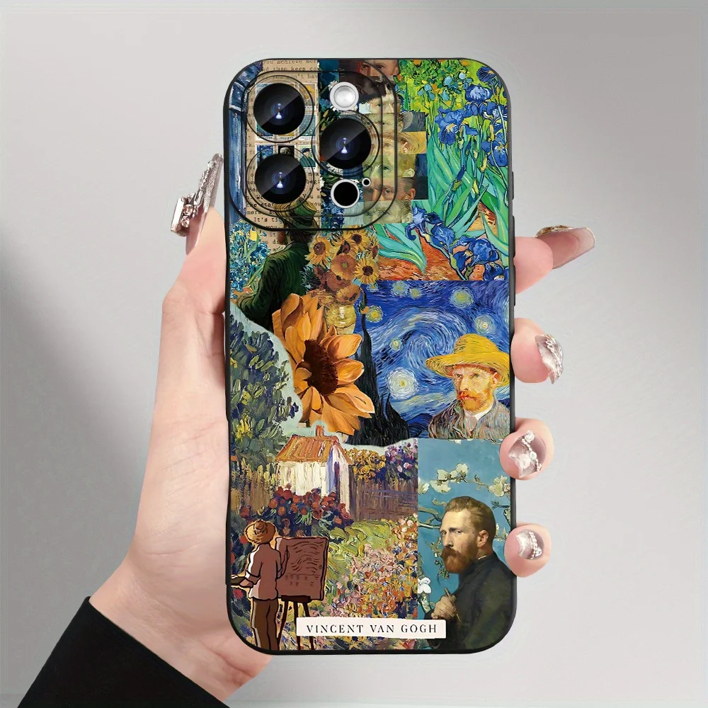 New printed phone case suitable for iPhone 17 16 15 14 13 12 11 Pro/Max/Plus anti drop and shockproof back cover