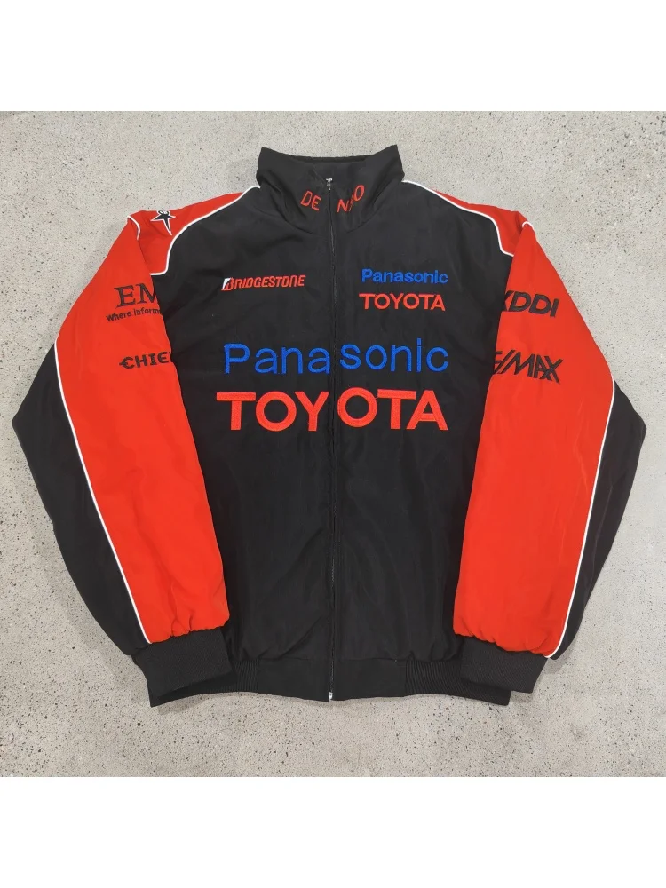 AliExpress Toyota team racing suit embroidery racing suit cycling suit motorcycle suit embroidered casual cotton suit racing suit