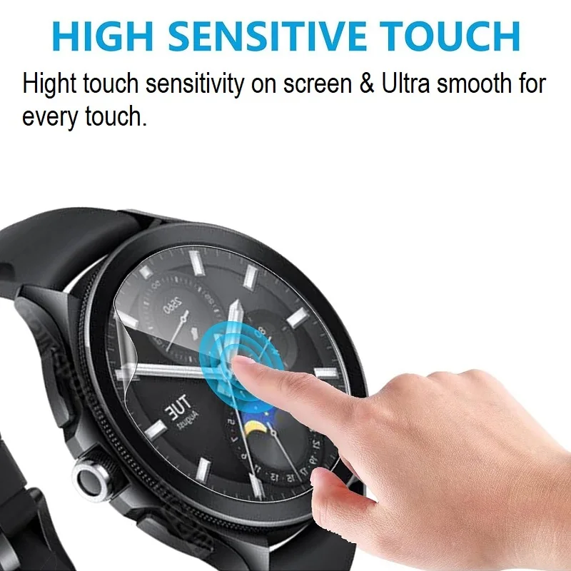 ฟิล์มป้องกันหน้าจอ TPU hydrogel 10ชิ้นสำหรับ Xiaomi WATCH 2 Pro smartwatch HD แบบใสนุ่ม