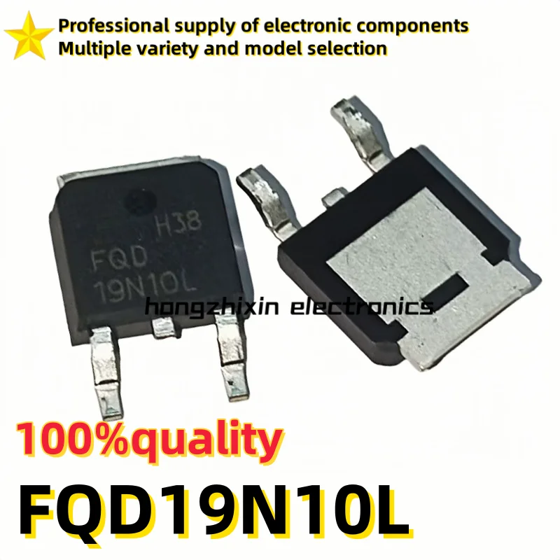 20PCS Brand new quality FQD19N10L FQD19N10 19N10L N-channel MOS transistor 100V 15.6A SMT TO-252