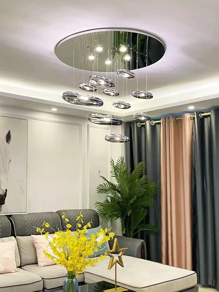 Italian water DROP restaurant bedroom sitting room CHANDelier modern contracted creative atmosphere glass designer main lamp