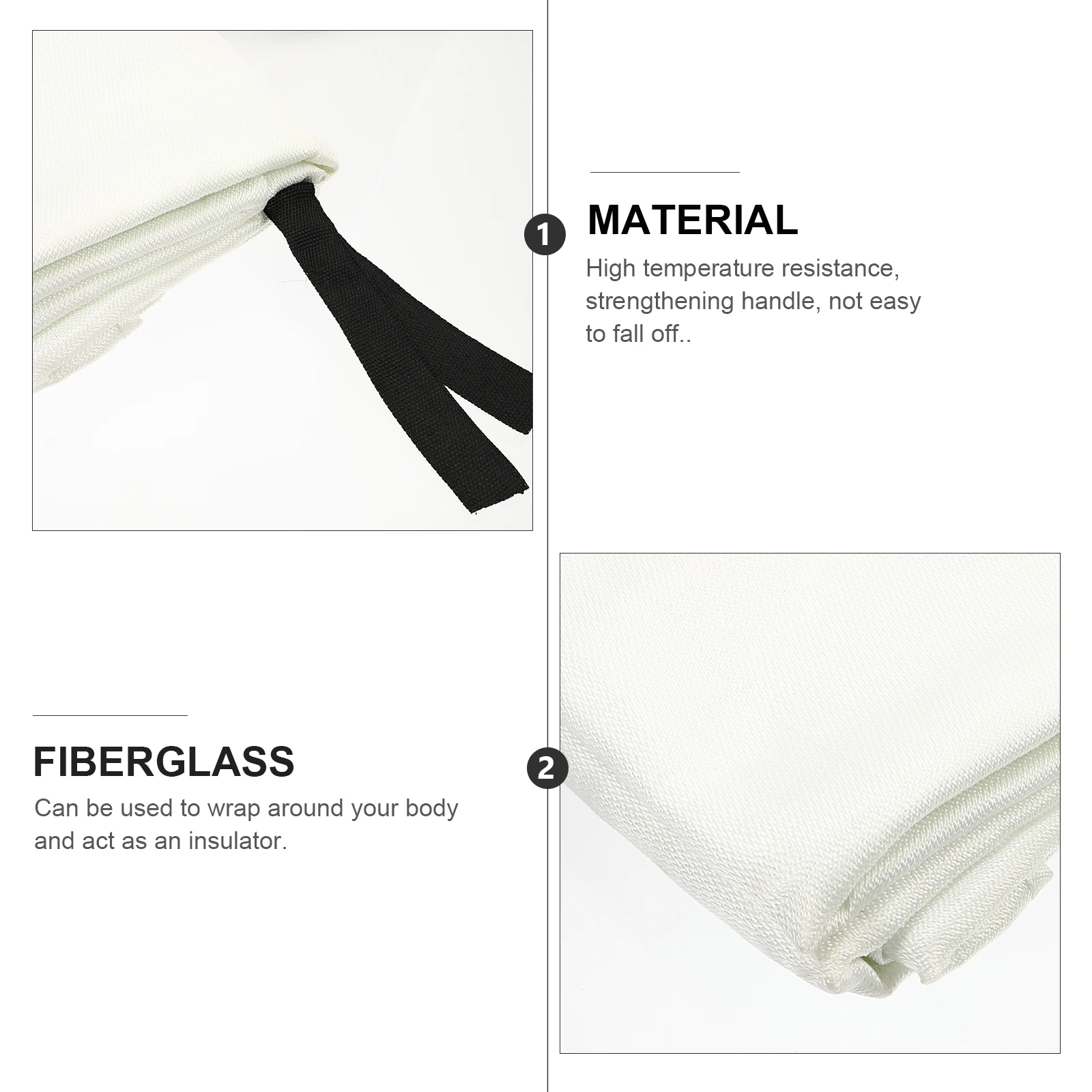 

Fire Extinguishing Blanket Fiberglass Flame Retardant Heat Insulation Professional Blankets for Kitchen Car Camping Emergency