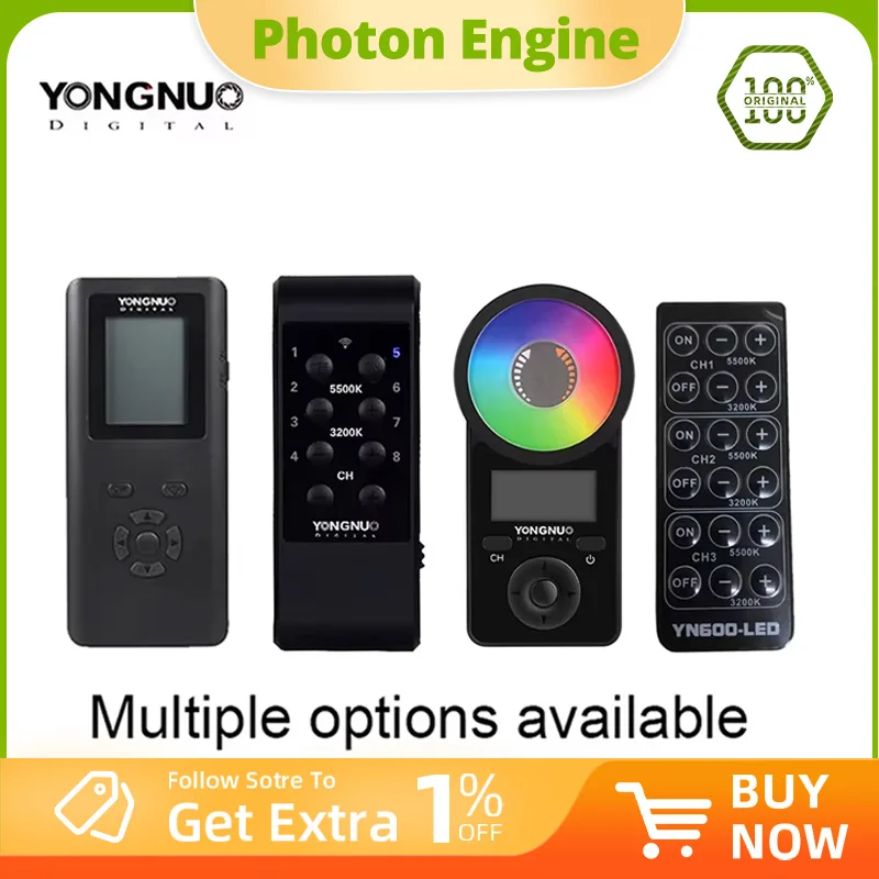 Светодиодный пульт дистанционного управления YONGNUO для YN300IV YN300III YN300AIR II YN600L YN600L II YN900L YN1200 YN308 YN608 YN608RGB YN360III триггер