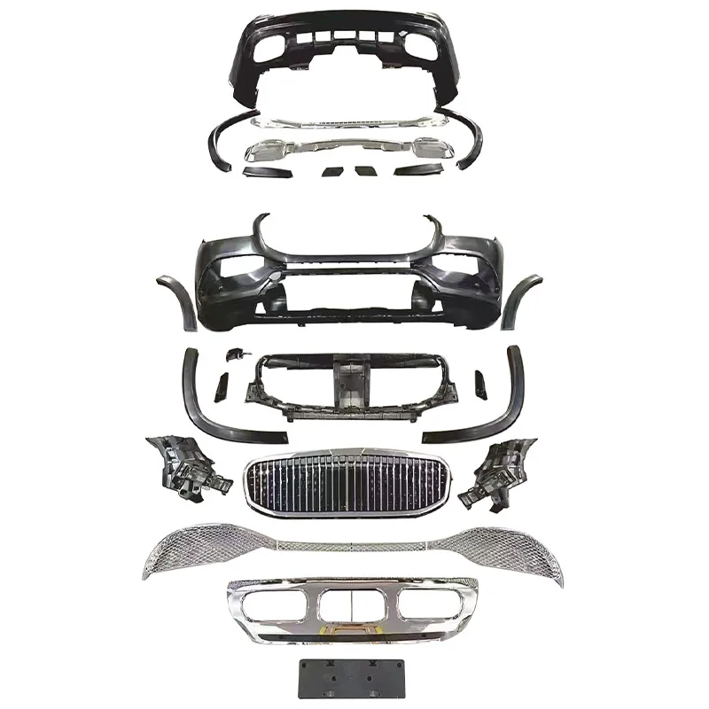 

Front and Rear Bumper Kit For Mercedes GLS X167 Maybach Style , Upgrade Body Kit for GLS, Stylish Car Accessories