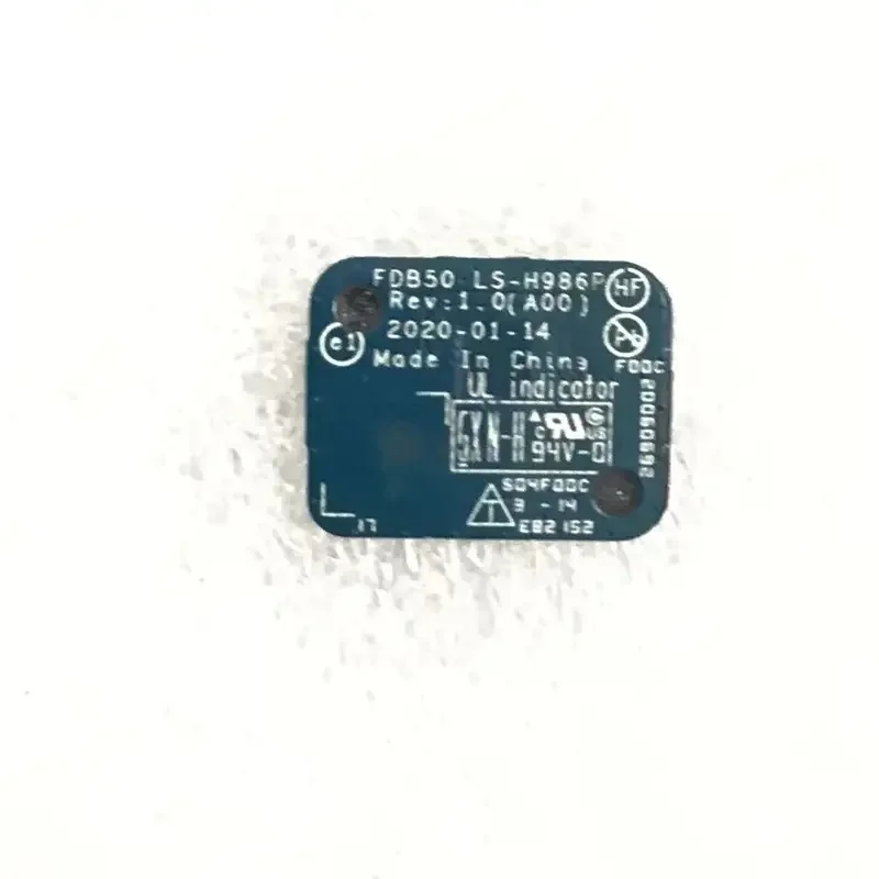 N+ Laptop Indicator IO Small Board LS-H986P 0207UP FDB50 12Pin Replacement For Dell Latitude 9510 Notebook