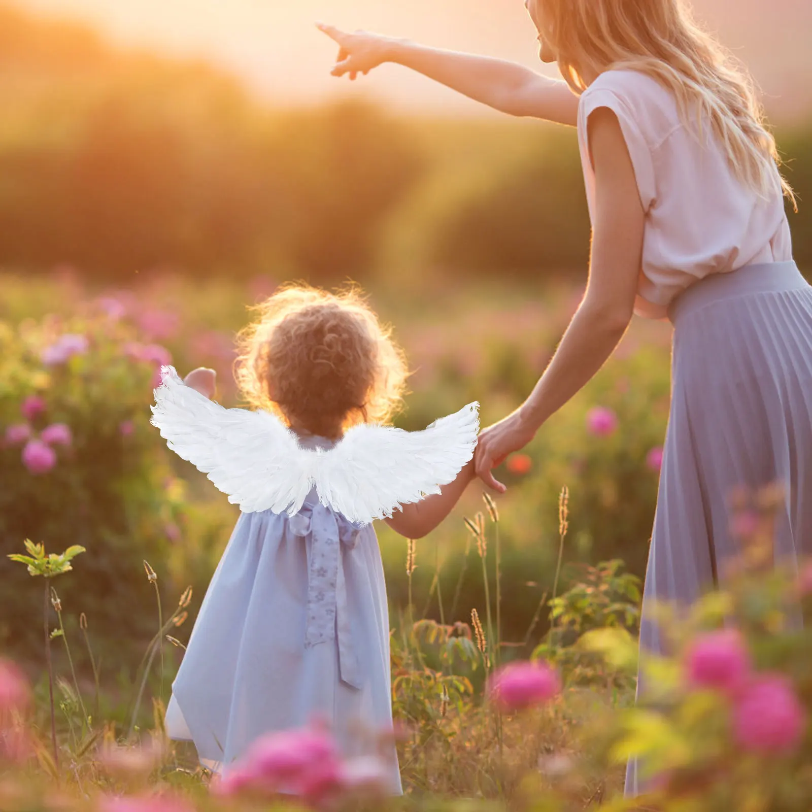 

Angel Wings Kids Costume Cosplay Outfits Children Masquerade for Girls Party
