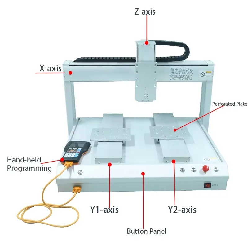 

Double-Station Automatic Glue Dispensing Machine Universal for Silicone Epoxy Resin UV Glue with Rotation Feature