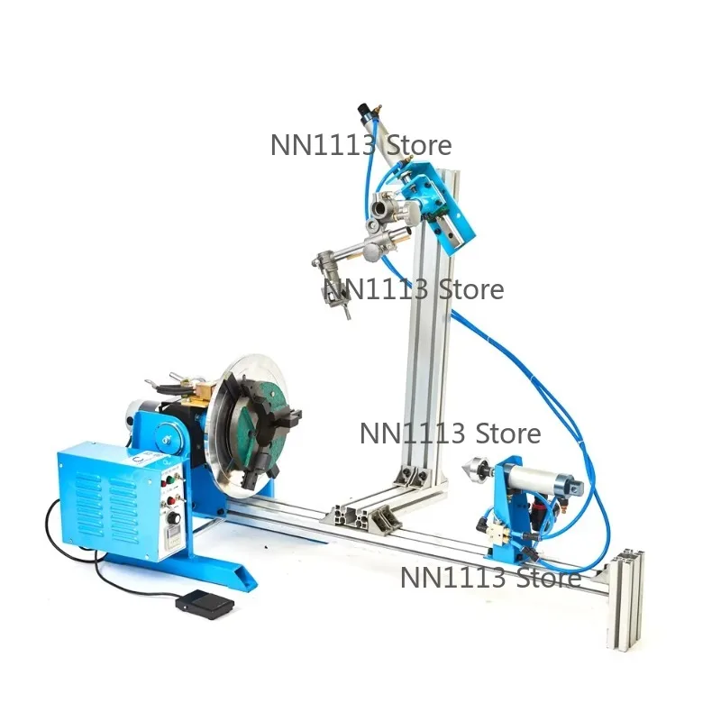 

Комбинированный сварочный позиционер 50 кг, проигрыватель HD-50 с патроном D200 и держателем пневматической горелки, центральное отверстие 25 мм/65 мм