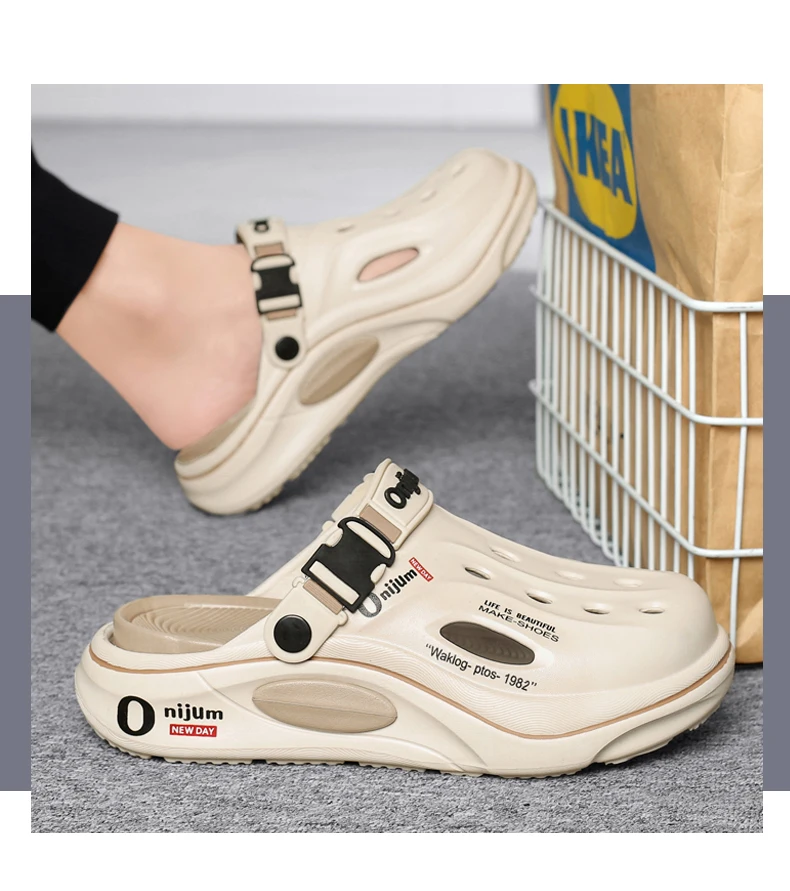 Pantuflas para Hombre, Nuevas, Ligeras de EVA, Alta Calidad, Cómodas, Suaves, para Baño, Interior, Dormitorio, Sandalias de Lujo para Mujer, Diseño Casual de Marca