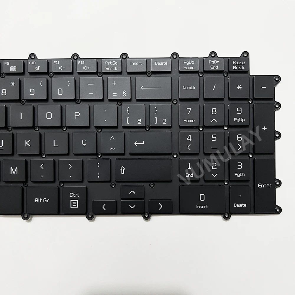 Imagem -05 - Teclado Backlight Brasileiro Espanhol para Notebook lg Gram 17z90p 17z90pe 17z90p-g 17z90p-k 17z90p-n 17z95p 17z90p-g.ap78g 17z90p-g.ap78p 17z90p-g.bh71p1 17z90p-ga76k 17z90q 17zd90q 17z90q-g 17z90q-k 17z90q-r