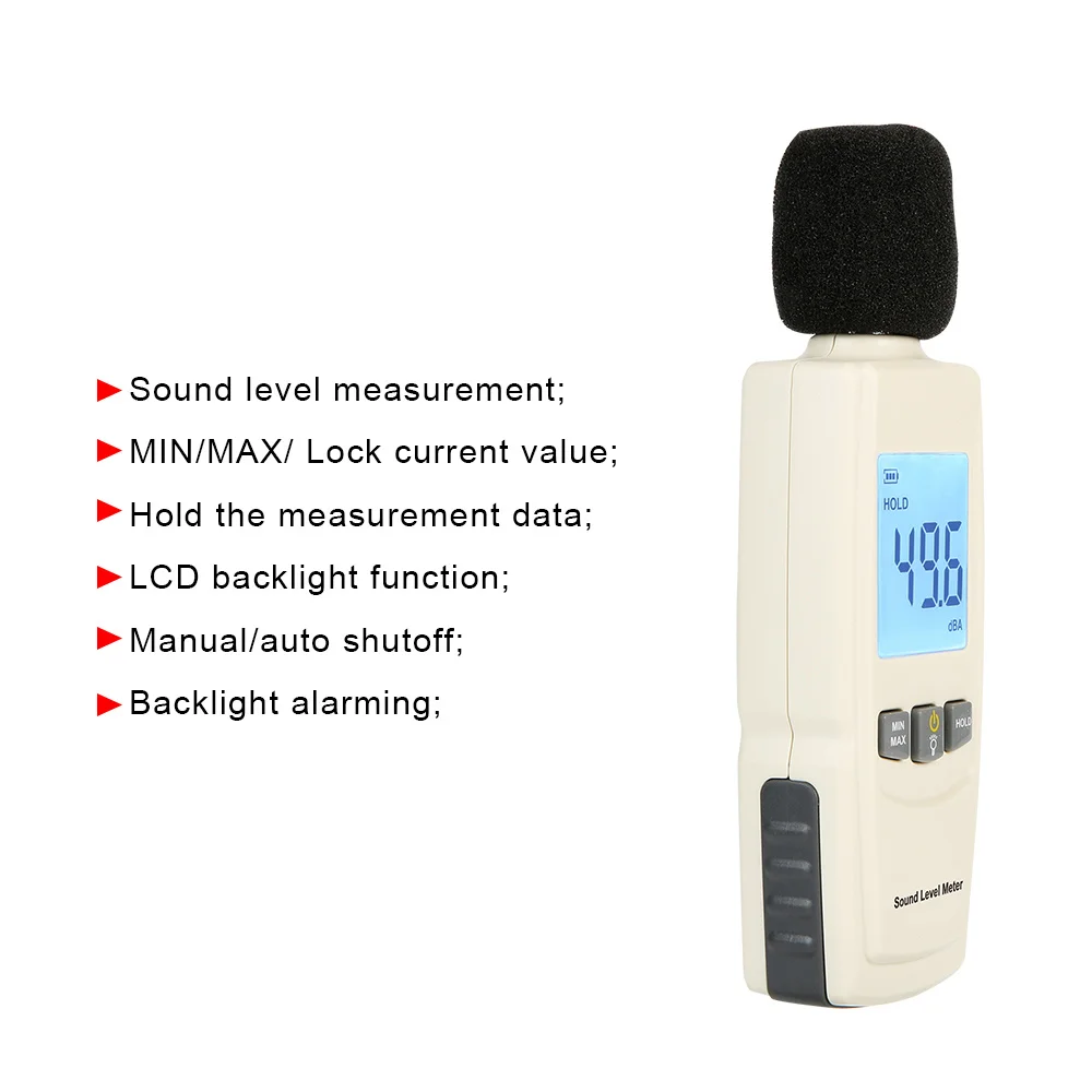 

mini Standard Intelligence GM1352 Digital Noise Meter High-precision Decibel Meter Environmental Noise Analyzer Available