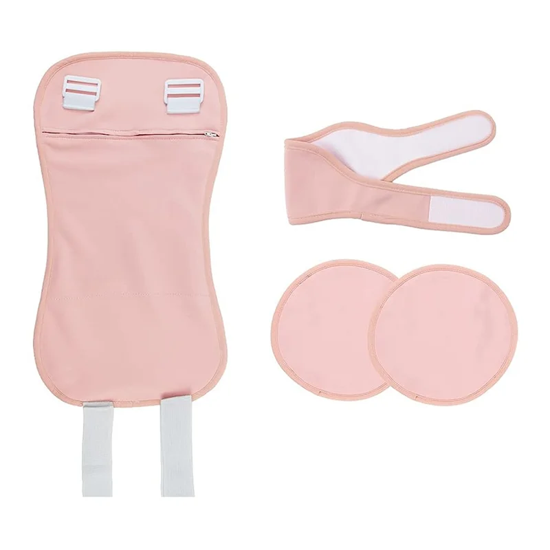 Kit de paquet d'huile de ricin réglable, emballage d'huile de ricin biologique pour la taille, le cou et les seins, Packs-A54Q d'huile de ricin réutilisable