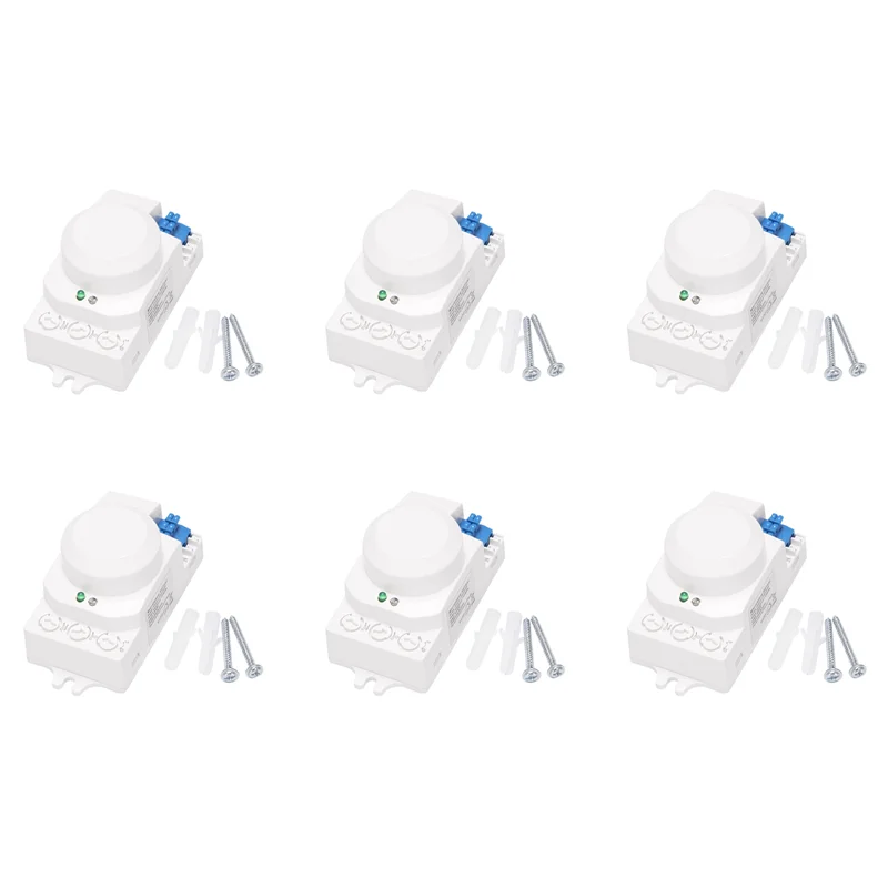 6X 5.8Ghz نظام LED الميكروويف 360 درجة محس حركة مفتاح الإضاءة حركة الجسم