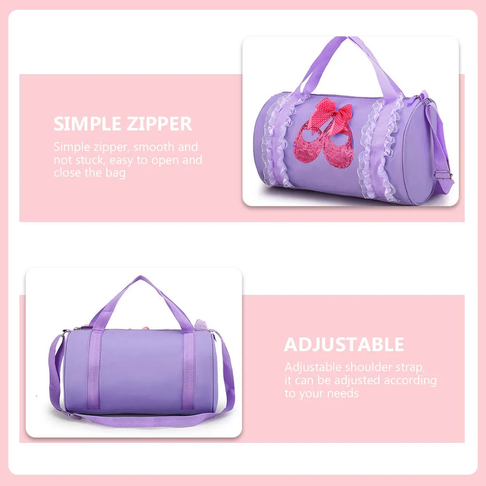 حقيبة ظهر للرقص لحقيبة الباليه الرائعة ذات سعة كبيرة لتخزين اللياقة البدنية على طراز الجسم سهلة الحمل ومتعددة الاستخدامات #6