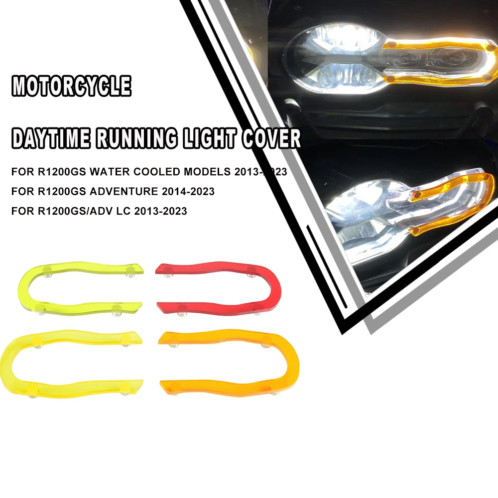 

Motorcycle Accessories LED Daytime Running light Cover FOR BMW R1250GS Adventure R 1250 GS R 1200 GS LC R1200GS Adv 2013-2023