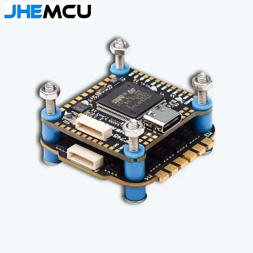 Sterownik lotu JHEMCU F745 Stack GF30F745-ICM Sterownik Lotu AM32A60 60A 4w1 ESC 3-6S 30X30mm do Drona RC FPV