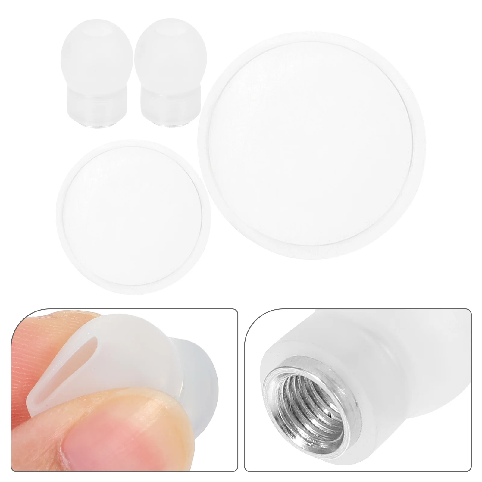 

1Set Stethoscope Diaphragm Replacement Kit Ear Tips Covers for Pediatric Adult Stethoscope Accessories Reliable