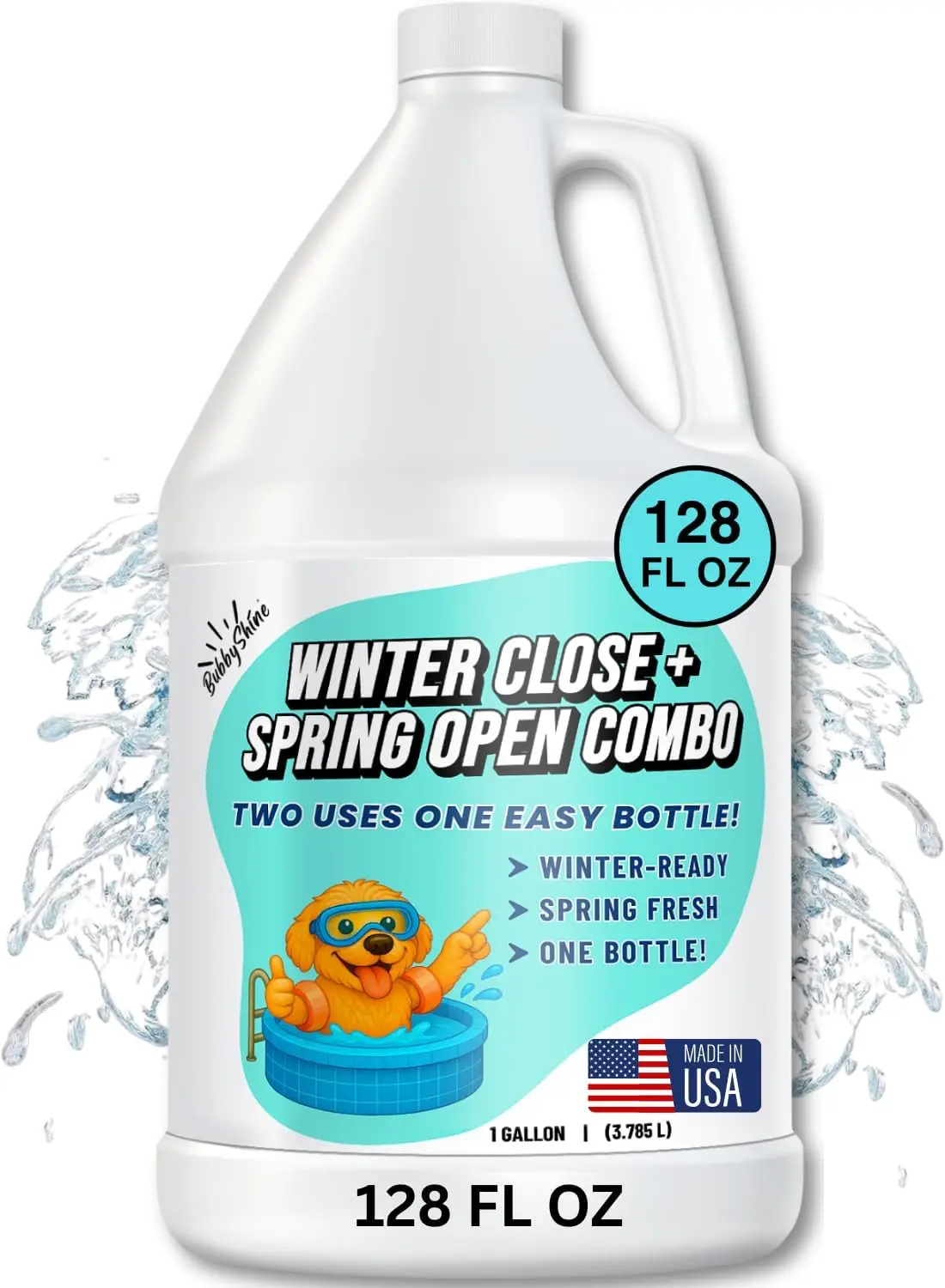 

Универсальная зимняя формула для наземных и заглубленных бассейнов, жидкое средство для обработки с функцией поддержки при открывании в весеннем сезоне (1 галлон)