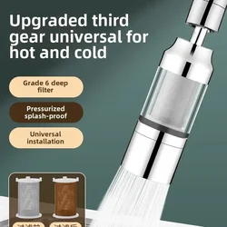 Kitchen Faucet Filter Water Purifier Purifier Tap Water Household Splashproof God Extender Universal Spout
