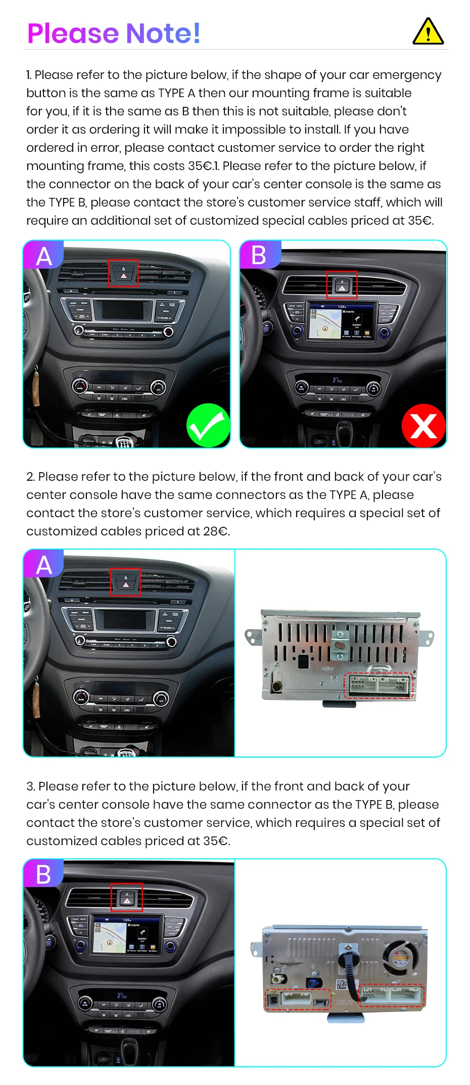 Junsun Wireless CarPlay Android Auto Autoradio für Hyundai i20 2014-2019 Auto-Intelligentes System DSP SWC RDS GPS FM BT – Detail 1