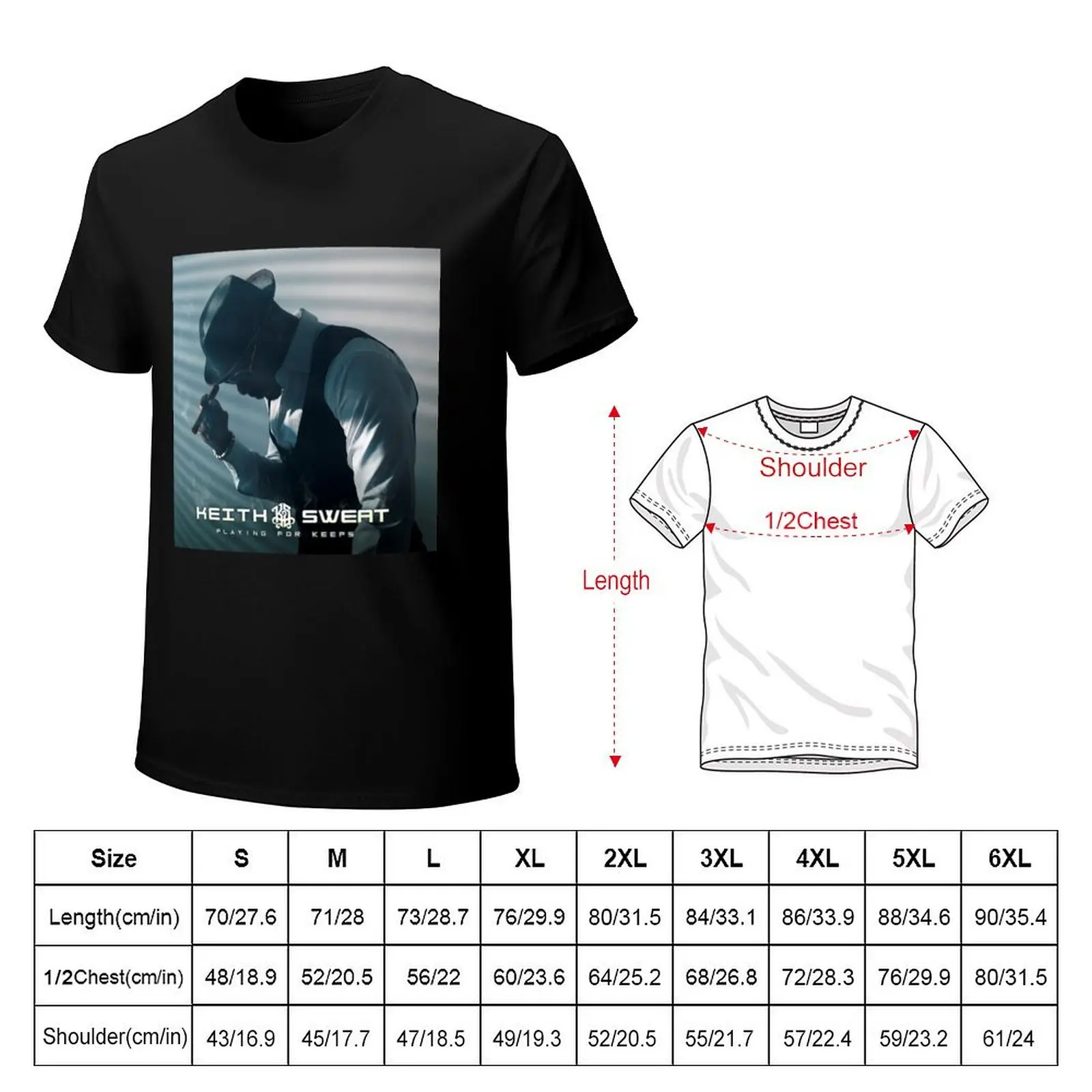 Keith Sweat playing for keeps T-Shirt Industrial Work Tee Shirt