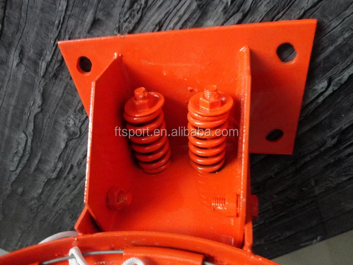 حافة كرة سلة محملة بنابض