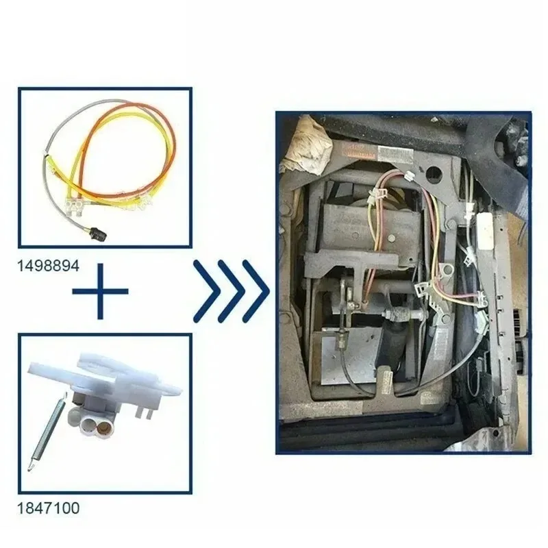 A Set for Scania Truck Car Seat Control Valve Adjustment Valve Seat Air Pipe Repair Kit 20748450 1498894