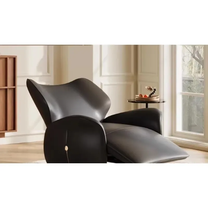 

The product can be customized. Single sofa living room Italian minimalist electric multi-functional leather