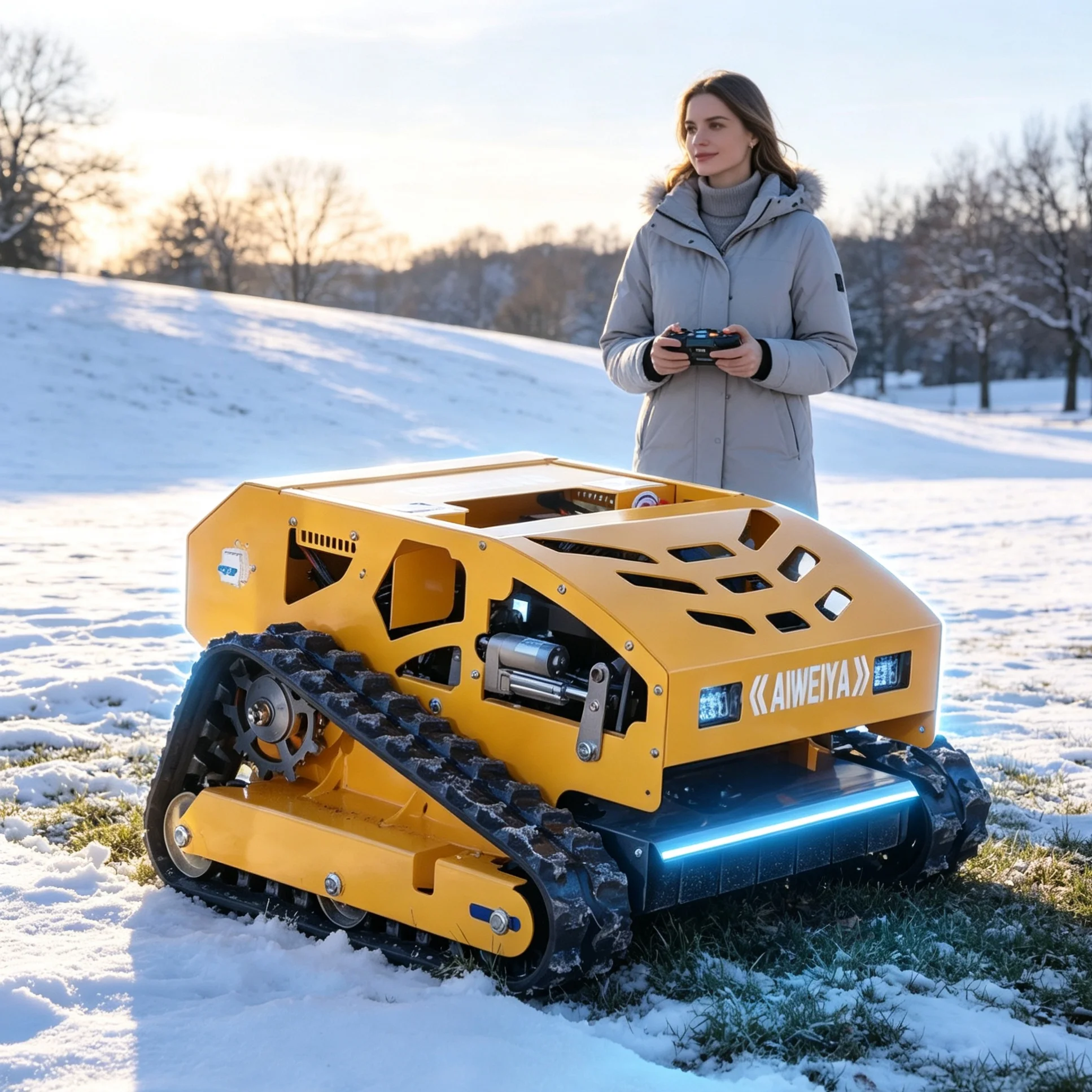 Customized Wireless Lawn Mower, Easy Assembly And Disassembly For Quick Storage And Transport