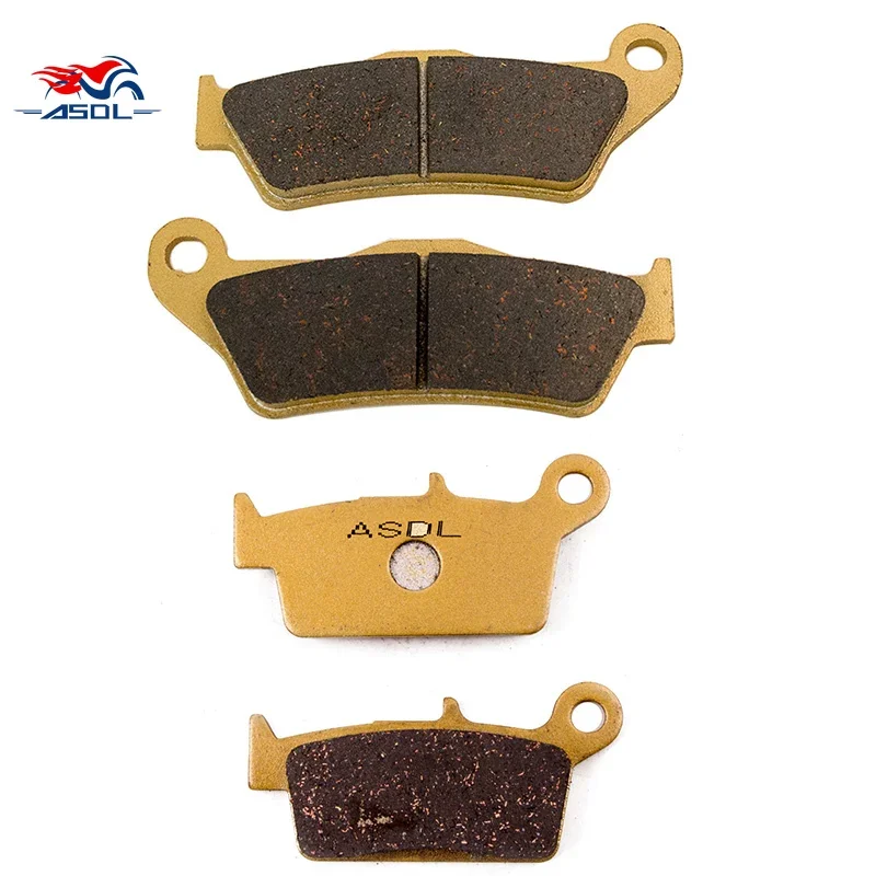 

450cc Motorcycle Accessories Front Rear Brake Pads Disc Tablets Kit For TM 400 4T MX Cross 2002-2003 450 F Enduro 450 2002-2004