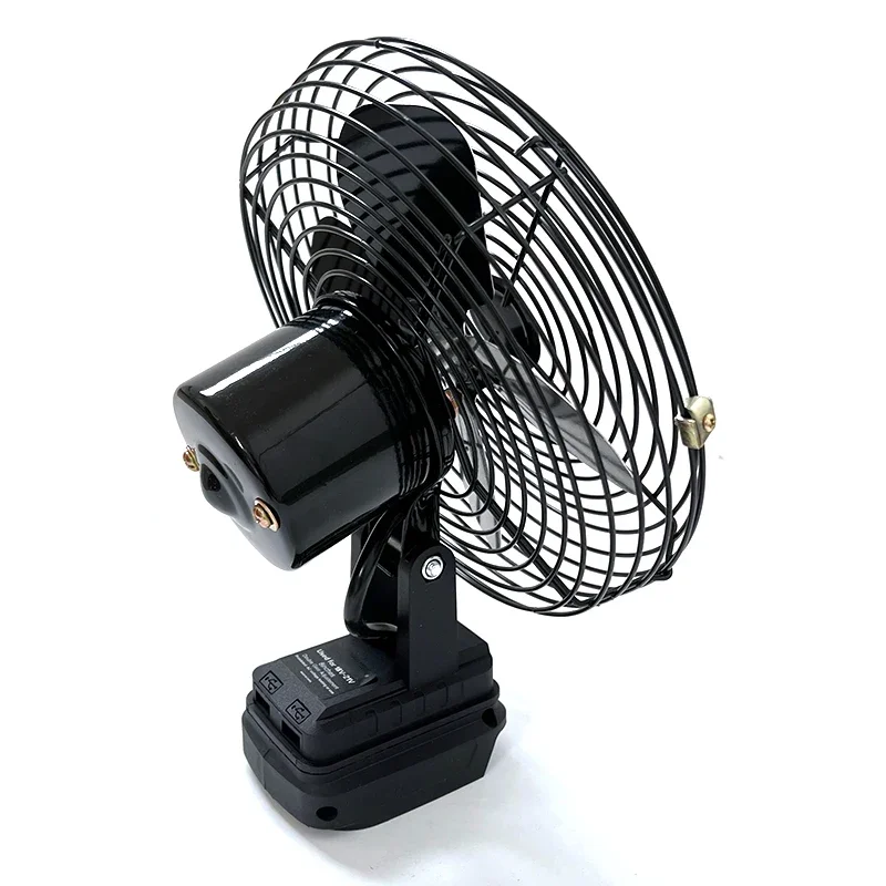 Fit Makita Camping Fan 8 Inches Wireless Outdoor Fishing Desktop Portable Metal Fan Strong Wind Fan Fit 18V Battery