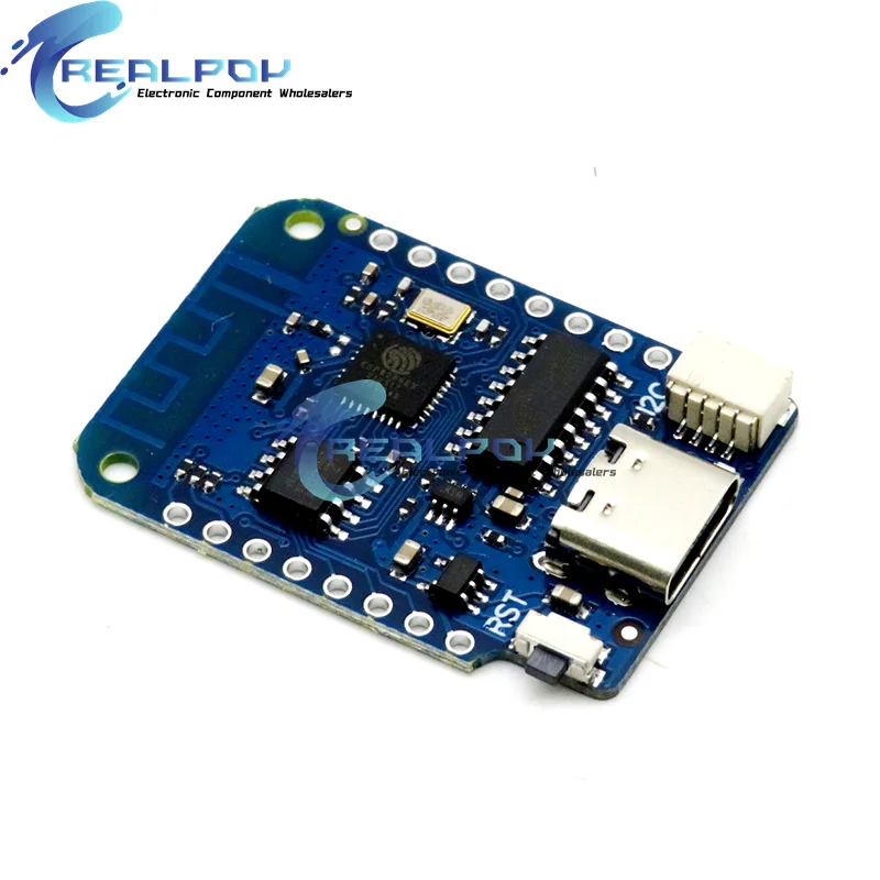 WEMOS D1 Mini V4.0.0 TYPE-C USB WIFI لوحة إنترنت الأشياء ESP8266 4MB MicroPython Nodemcu Arduino متوافقة #4